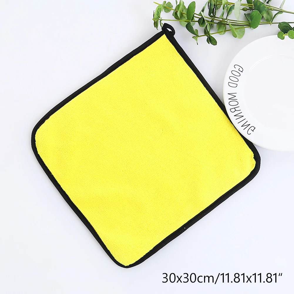 HOT SALE Extra Soft Car Wash Microfiber Towel Car Cleaning Drying Cloth Car Care Cloth Detailing Car Wash Towel Never scratch - Цвет: 30x30cm