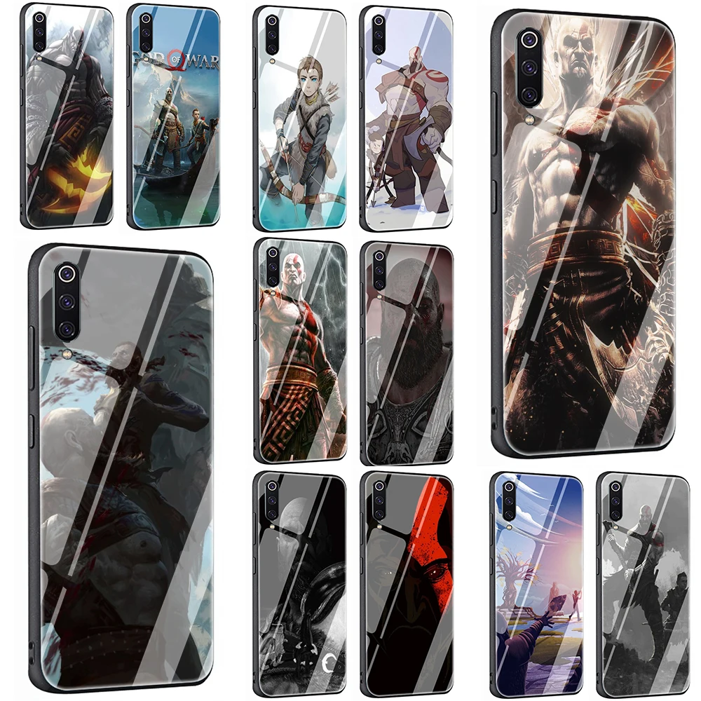 Чехол God of War из закаленного стекла для телефона Xiaomi Mi 8 9 A1 5X A2 6X Redmi 4X 6A Note 5 6 7 Pro Pocophone