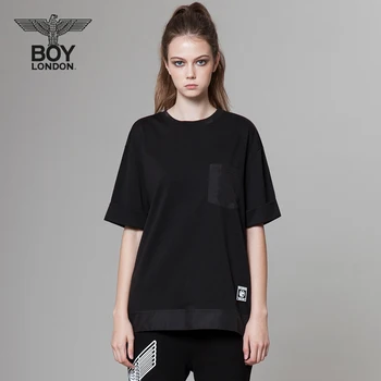 

BOY LONDON Newest Women's t-shirts 101B Classic Black White Skirt Cotton Summer T shirts Female Fashion Trend Women Shirts Tops