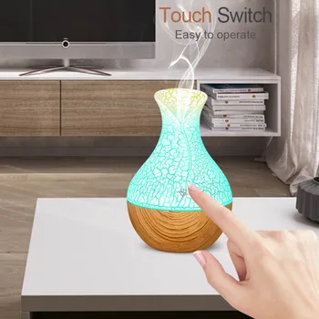 

USB Air Humidifier Wood lamp Ultrasonic Air Humidifier Aroma diffuser Essential Oil Aromatherapy Cool Mist Maker For Home Office