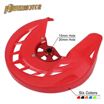 

Motorcycle Front Brake Disc Gaurd Protector For Motocross Dirt Bike OffroadCR125 CR250 04-07 CRF250R CRF450R 2004-2016 MX