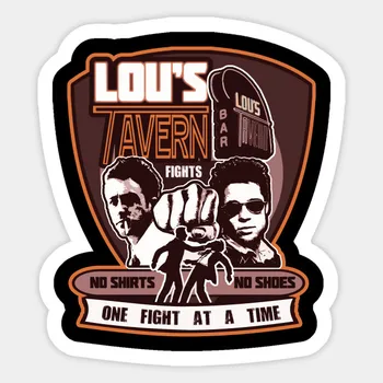 

1PCs Cartoon interesting Fight Club Stickers kids toys book Decorative sticker Car Guitar Refrigerator stickers