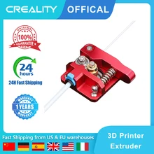 Creality – extrudeuse d'imprimante 3D, Filament rouge 1.75mm, alimentation en aluminium améliorée, pour série CR 10, Ender 5, série 3