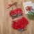 2021 New Toddler Girls Bikinis Set Summer Fruit Print Split Swimwear Kids Baby Girls Halter Two Piece Swimsuit Beachwear 6M-5T