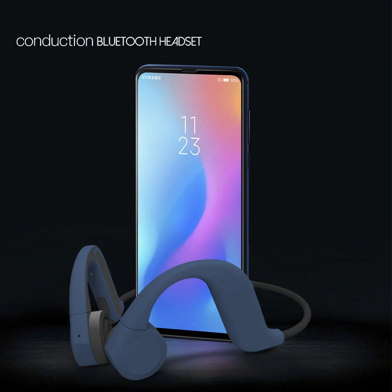 TWS X9 костной проводимости Bluetooth 5,0 гарнитура легкие водонепроницаемые спортивные наушники для бега Беспроводные наушники с микрофоном