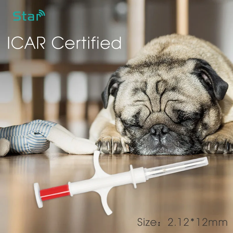 Animal Id Implantable Injector Rfid Transponder Syringe With Glass Capsule Tag 2*12mm Set X50 | Безопасность и защита