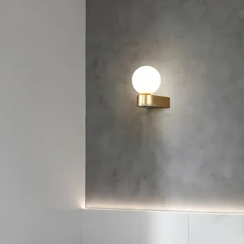 

Nordic LED Glass Wall Light Luxury Bedroom Bedside Lamp Lighting Indoor Home Living Room Decoration Sconces Wall Light Fixtures