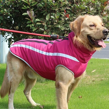 

New Dog Reflective Warm Jacket Autumn Winter Warm Medium Large Dogs Clothes Pet Clothing