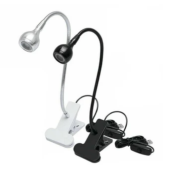 

USB Reading LED Light Clip-On Beside Bed Table Desk Lamp Book Household Mini Reading Lighting With Clip Holder Book Nightlight