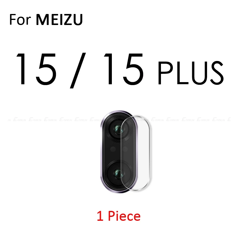 Задняя Защитная пленка для объектива камеры для MeiZu 16th 16s 16Xs X8 15 M8 Lite Pro 7 Plus Note 8 9 закаленное стекло - Цвет: For MeiZu 15