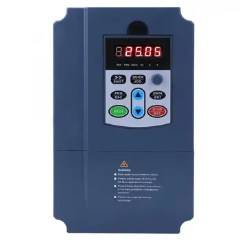 

Variable Frequency Inverter Single Phase 220VAC Input to 3-Phase 0-380VAC Output 4KW 0Hz-3000Hz step up