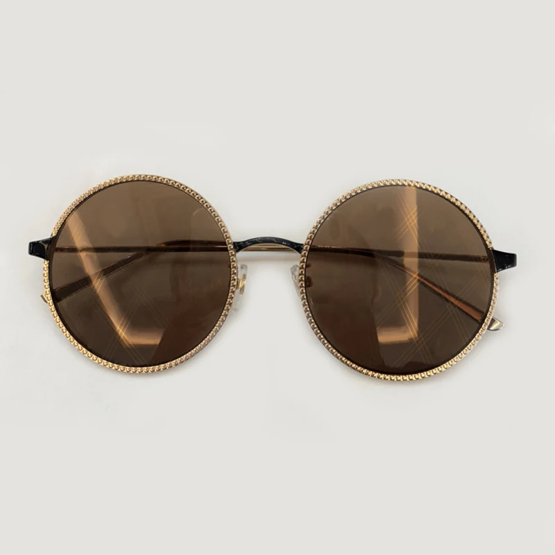 No1 Sunglasses Классические маленькие круглые солнцезащитные очки в небольшой оправе для женщин/мужчин, брендовые дизайнерские зеркальные HD очки из сплава, Винтажные Солнцезащитные очки Modis Oculos - Цвет линз: No1 Sunglasses