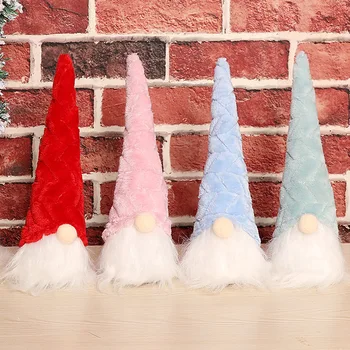 

Christmas Faceless Gnome Doll Handmade Christmas Elf Decoration Festival Party Plush Decoration Children Doll Gifts