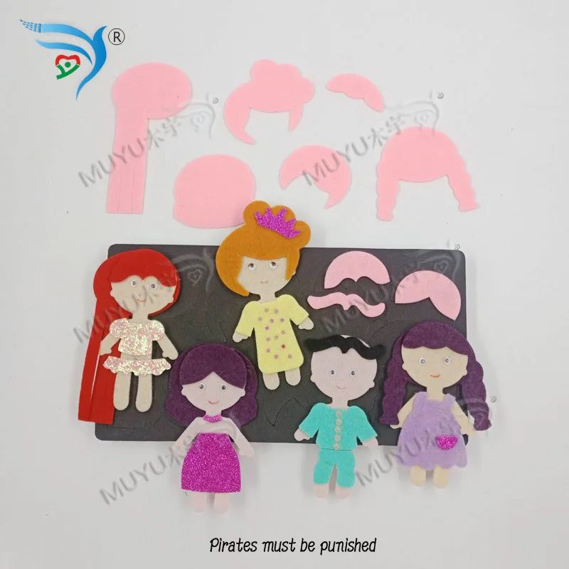 Девушка сборка деревянные высечки формы DIY аксессуары для форм MY3586