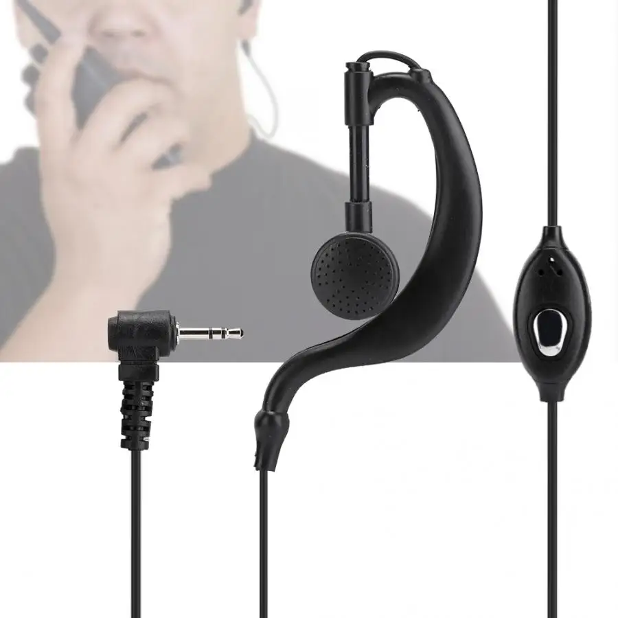 2 шт. ABS T Head 1 Pin 2,5 мм разъем радио наушники для портативной рации наушник подходит для Motorola большинства моделей