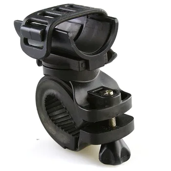 

360 Degree Swivel Bicycle Front Torch Holders Cycle Bike Mount LED Light Holder Clip Rubber For Diameter Flashlight Holding