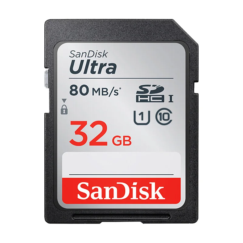 SanDisk, экстремальный Pro/Ultra, флешка sd card флешки 64 ГБ, sd-карта, карта памяти, 32 ГБ, флеш-карта, 128 ГБ, 16 ГБ, класс 10, U3, для камеры 1080p 3D, Full HD карта памяти карты микро сд карты памяти скидки - Емкость: SDUNC 80MB 32GB