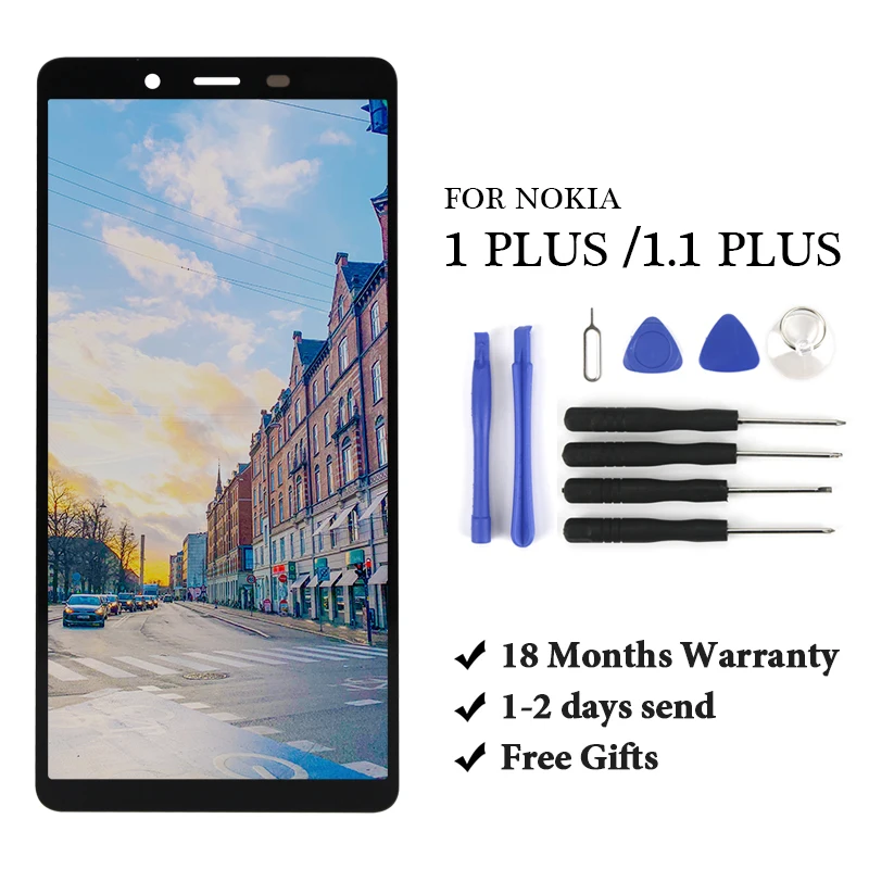 

Hot sell for Nokia1 Plus/1.1 Plus LCD 5.4 plus lcd display 100% test good for mobile phone lcd screen high copy fix replacement