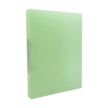 

A4 Clip File Folder Transparent Candy Color Loose Leaf Binder Storage Organizer X6HB