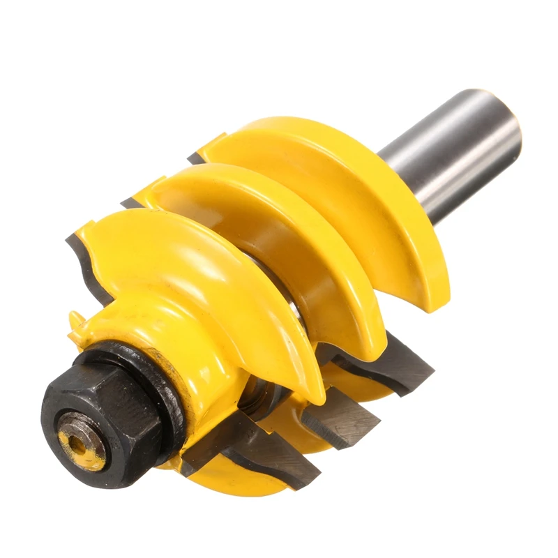 Штабелированный рельсовый Фрезер бит-1/" хвостовик для деревянных дверных рам Деревообрабатывающие инструменты прочный