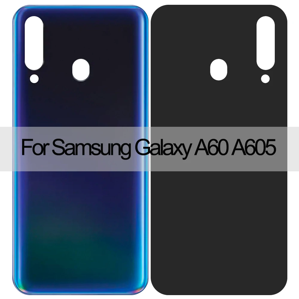 Задняя крышка батарейного отсека для samsung Galaxy A10 A20 A30 A40 A50 A60 A70 задняя крышка батарейного отсека Замена