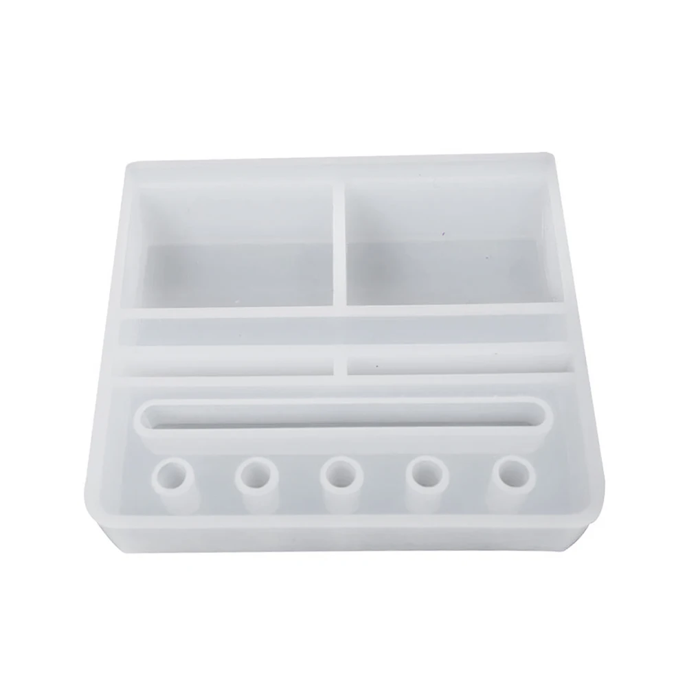 

2019 New Multi-function Storage Mobile Phone Holder Pen Holder Silicone Clay Mould Epoxy Resin Decorative Craft DIY CLAY Molds