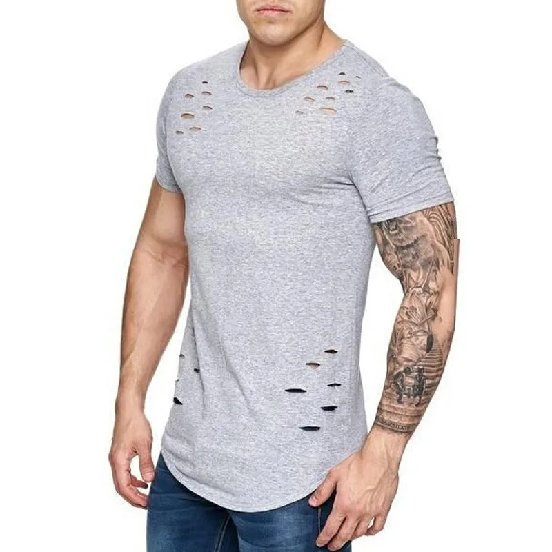 Distressed Fashion T-shirt