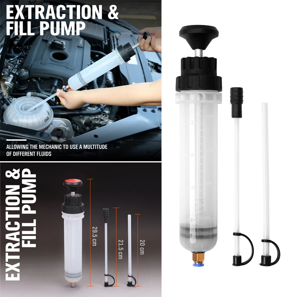 Plastic Multi-Purpose 200cc Auto Car Manual Fluid Extractor ,Oil Suction Pump Fluid Transfer Pumps, Filling Pump