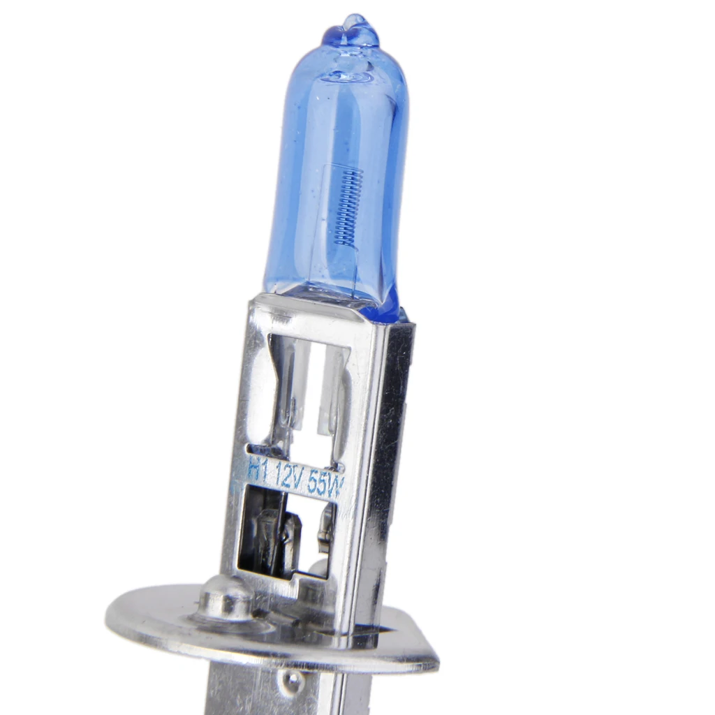 H1 6000K Xenon Gas Halogen Headlight White Light Lamp Bulbs 55W 12V
