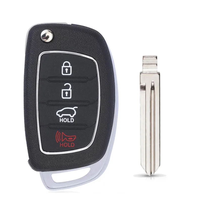 CN020119 FCCID 95430-M4000 Aftermarket For Hyundai Creta 2016 Remote Flip Key With 433MZ 4D60 80BIT 4 Button Brazil Market | Автомобили и
