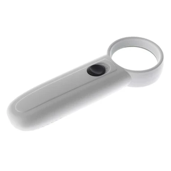 

Professional Magnifying Glass 15X 2 LED Lights Handheld Magnifier for Reading Maps, Jeweler Watch Repair