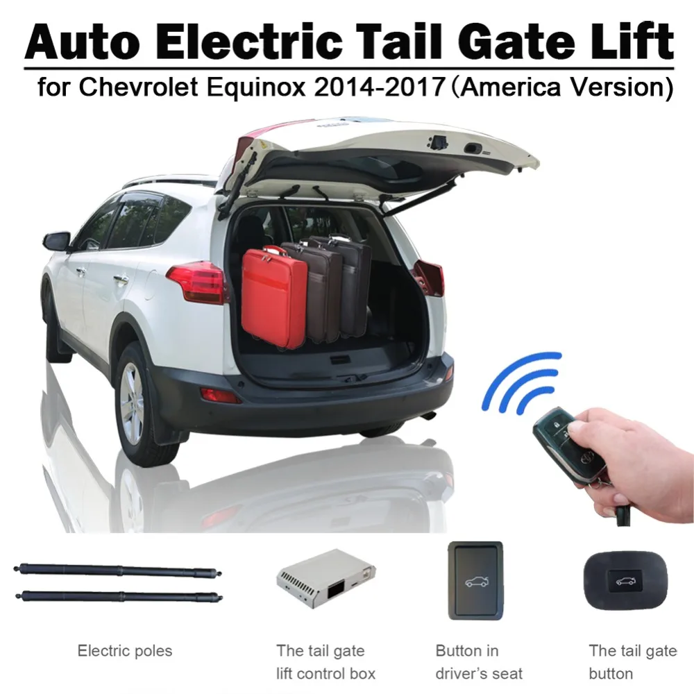 

Electric Tail Gate Lift for Chevrolet Equinox America Version Remote Control Drive Seat Button Control Set Height Avoid Pinch