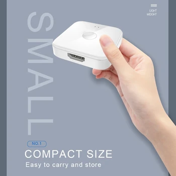 

4K HDMI Switcher 1X2/2X1 Adapter 2 in 1 Out Converter for PS4/3 TV Box HDMI Splitter