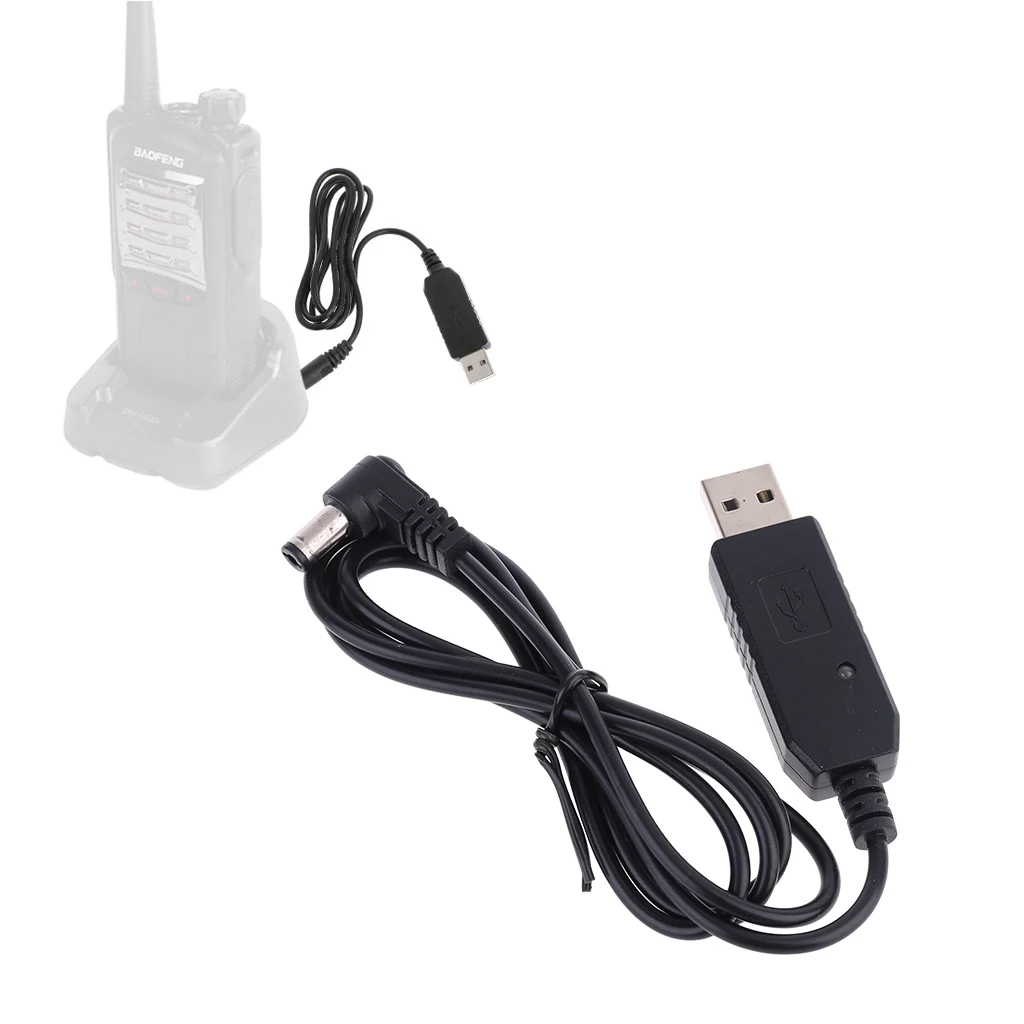 Зарядка через usb кабель для BaoFeng UV-5R UV-82 BF-F8HP UV-82HP UV-5X3 Зарядное устройство База