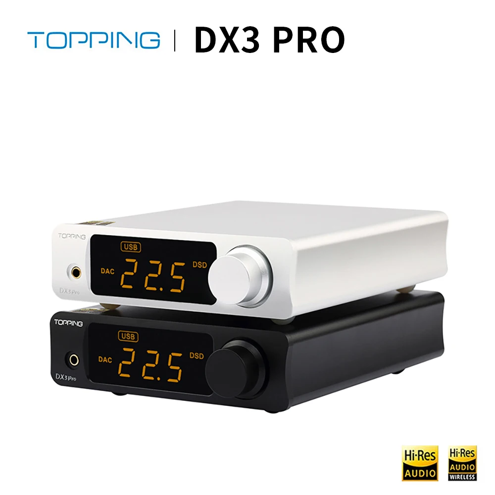 TOPPING DX3 PRO LDAC USB DAC Amp XMOS XU208 AK4490EQ OPA1612 декодер DSD512 Bluetooth усилитель для наушников ATPX
