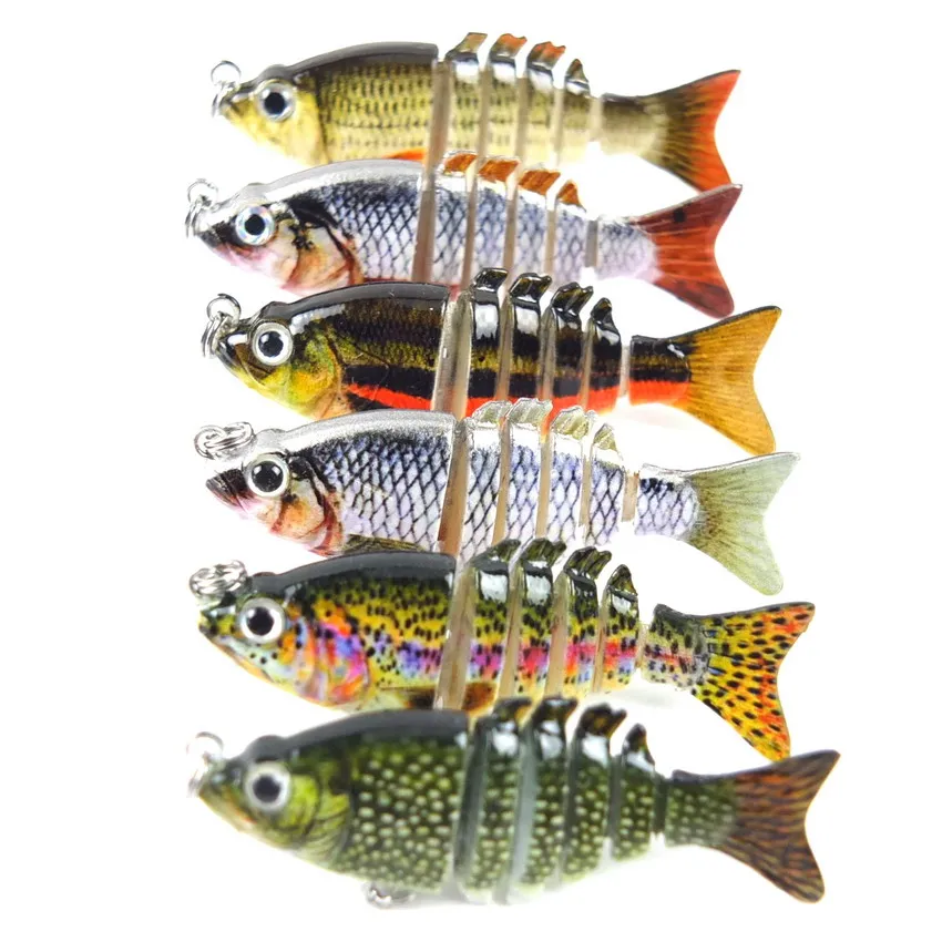 

1pcs Mini Fishing Lure Minnow Swimbait Bass Artificial Lure Fish Crankbait Multi Jointed Bait wobbler