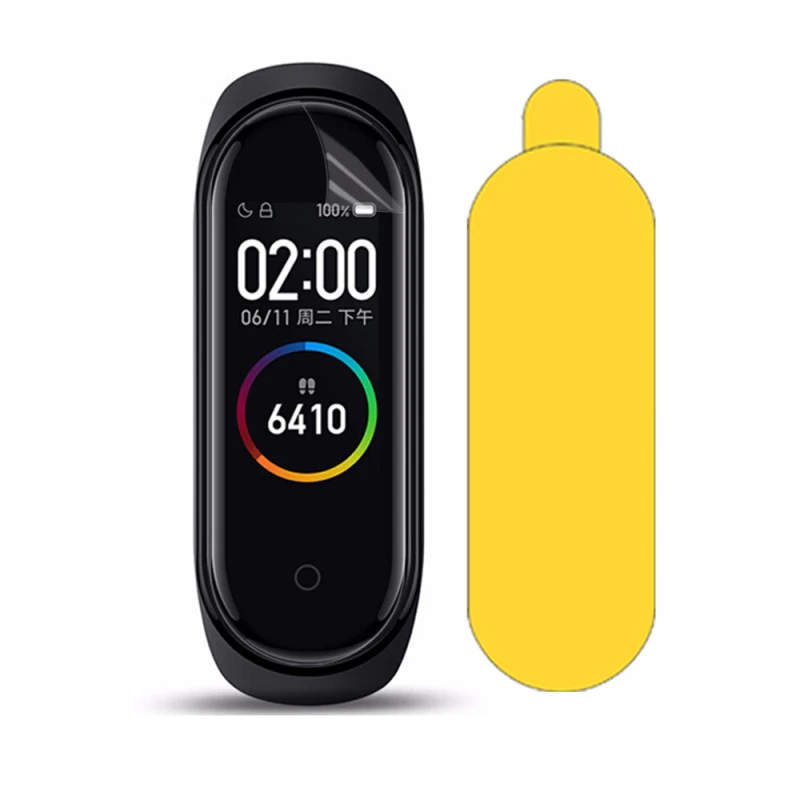 5 шт. мягкая Гидрогелевая пленка из ТПУ Для XiaoMi Mi Band полноэкранное Защитное стекло