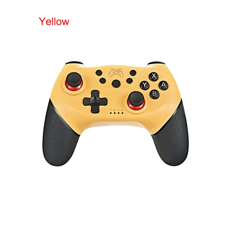 Yellow Беспроводной Bluetooth геймпад для Nintendo Switch Pro контроллер Bluetooth джойстик игровой консоли 6-осевой ручка для NS Переключатель - Цвет: Yellow