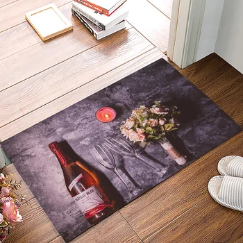 

Candlelight Dinner Doormats For Entrance Way Bathroom Accessories Set Dirt Debris Mud Trapper Boot Shoes Scraper Water