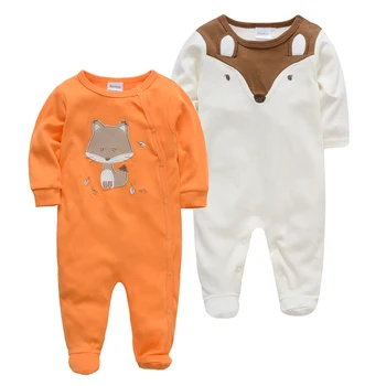 

Honeyzone Cartoon Fox Baby Girl Romper Roupa De Bebe Recien Nacido Toddler Clothes Infant Clothes Set Cute Baby Jumpsuit