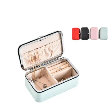 

Fashion Jewelry Small Jewelry Box Portable Jewelry Storage Box Earrings Ring Earrings Multifunctional Jewelry Box Display Box