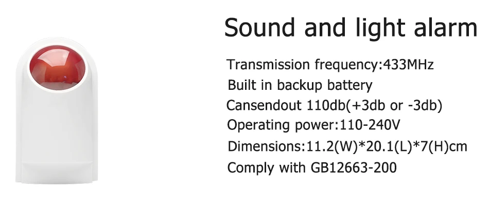 DIY WI-FI GSM сигнализация Системы для безопасности дома GSM Alarme Системы приложение Управление Проводной сигнализация защита домашнего животного PIR детектор DIY Kit - Цвет: siren