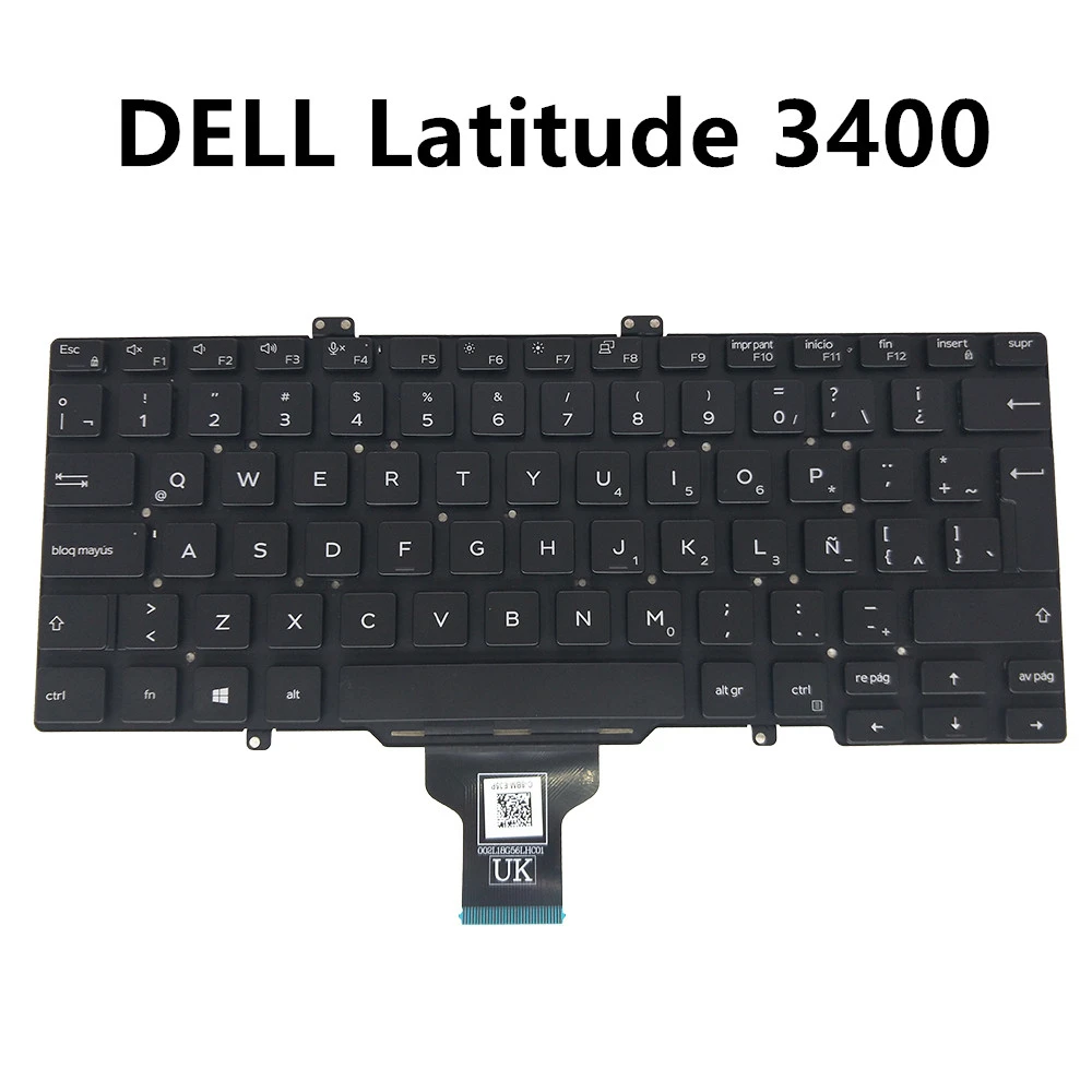 La Laptop Keyboard For Dell Latitude 5400 5401 7400 3400 Latin Sp Black Specs 0nxw9p Nxw9p Pk132ee2a22 Cn 0nxw9p 0nxw9p Ch0 Replacement Keyboards Aliexpress