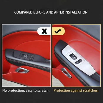 

2pcs Switch Panel Trims Accessories Replaces Replacement Interior Silver