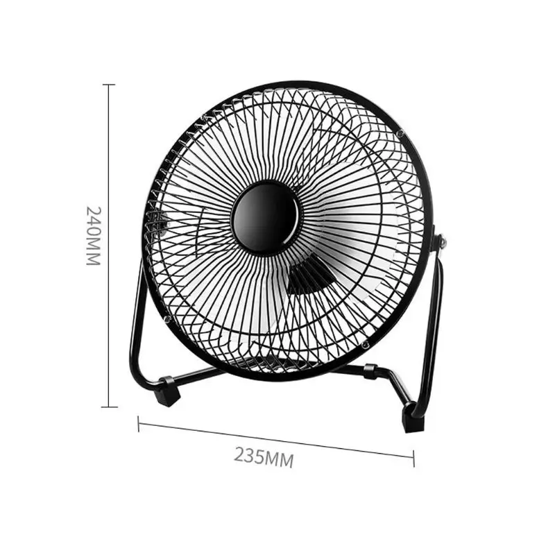 YAM ventilador escritorio USB portátil de 8 pulgadas, dispositivo Personal de refrigeración de mesa redonda, con interruptor de velocidades, el hogar, la Oficina, viajes y exteriores|fanáticos| - AliExpress