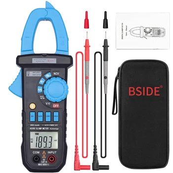 

DC/AC 400A Digital Clamp Meter BSIDE ACM03plus Car Ammeter Multimeter Ampere Current Voltage Hz Capacitance NCV Ohm Tester