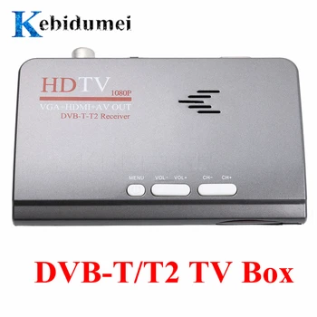 

kebidumei EU Digital Terrestrial HDMI 1080P DVB-T/T2 TV Box VGA +HDMI+AV CVBS Tuner Receiver +Remote Control