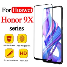 Защитное стекло для huawei honor 9x pro, закаленное стекло 9xpro honer x9, Защитная пленка для экрана huway honor 9x hauwei huavei