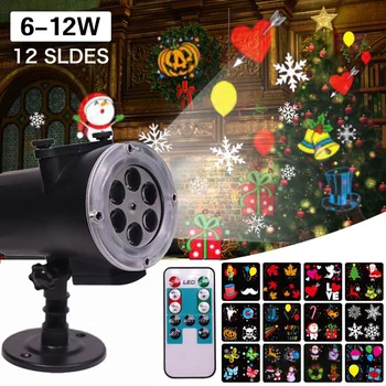 

Snowfall LED Lights Christmas Projector LED Projector Light Snowflake Projectors with Remote Control QJS Shop