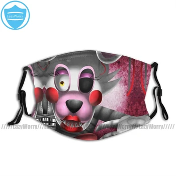 

Fnaf Foxy Mouth Face Mask Mangle Facial Mask Pretty with Filters Adult Fashion Mask